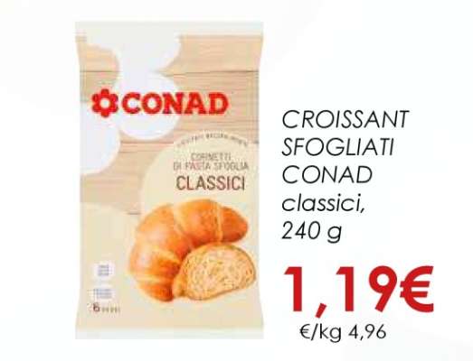 CROISSANT SFOGLIATI CONAD