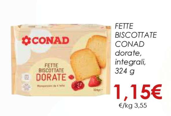 FETTE BISCOTTATE CONAD