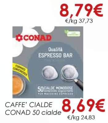 CAFFE’ CIALDE CONAD 50 cialde