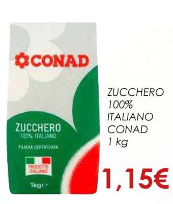 ZUCCHERO 100% ITALIANO CONAD