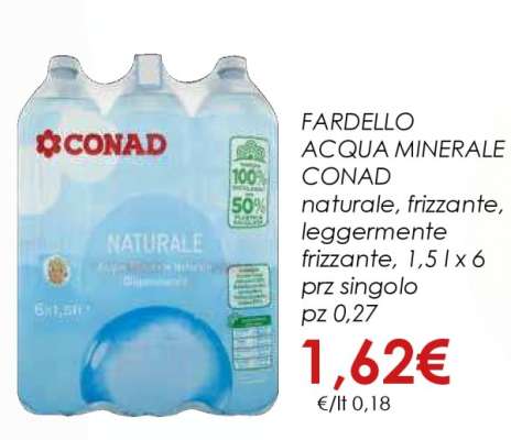 FARDELLO ACQUA MINERALE CONAD