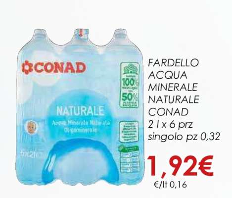 FARDELLO ACQUA MINERALE NATURALE CONAD