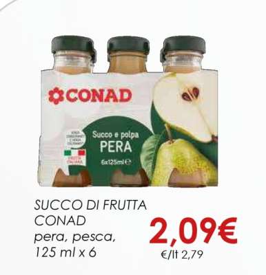 SUCCO DI FRUTTA CONAD