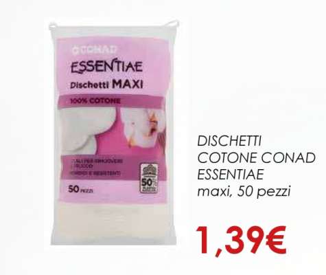 DISCHETTI COTONE CONAD ESSENTIAE