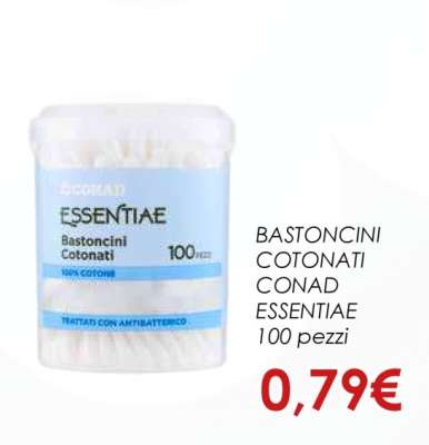BASTONCINI COTONATI CONAD ESSENTIAE