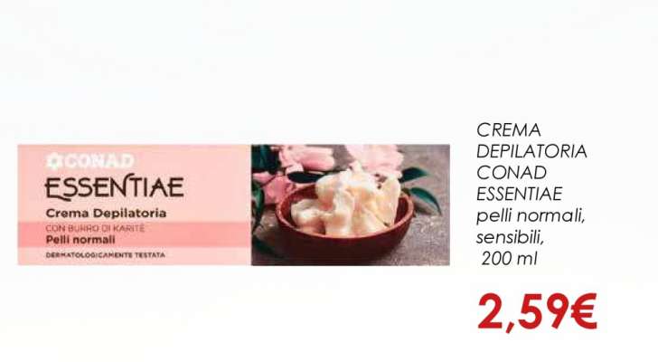 CREMA DEPILATORIA CONAD ESSENTIAE