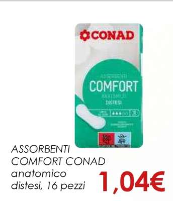 ASSORBENTI COMFORT CONAD