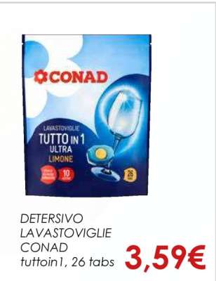 DETERSIVO LAVASTOVIGLIE CONAD