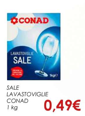 SALE LAVASTOVIGLIE CONAD