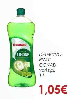 DETERSIVO PIATTI CONAD