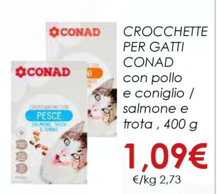 CROCCHETTE PER GATTI CONAD