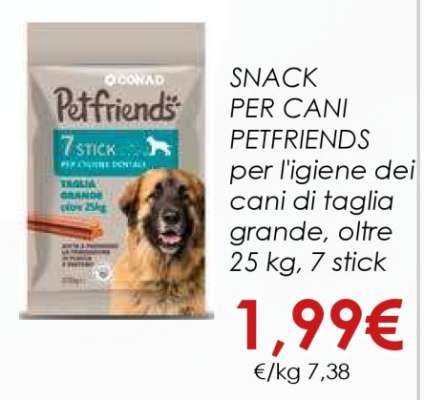 SNACK PER CANI PETFRIENDS