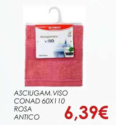 ASCIUGAM.VISO CONAD 60X110 ROSA ANTICO
