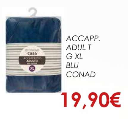 ACCAPP. ADULT T G XL BLU CONAD