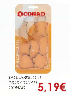 TAGLIABISCOTTI INOX CONAD