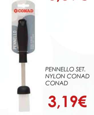 PENNELLO SET. NYLON CONAD