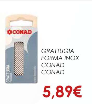 GRATTUGIA FORMA INOX CONAD