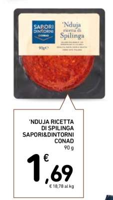 ‘Nduja ricetta di Spilinga Sapori&Dintorni Conad