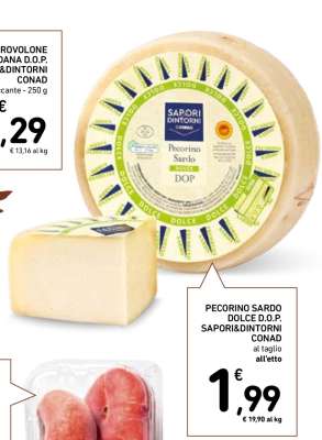 PECORINO SARDO DOLCE D.O.P. SAPORI&DINTORNI CONAD