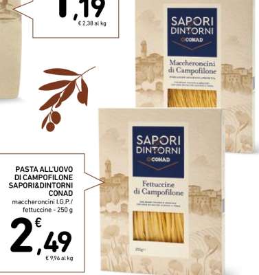 PASTA ALL'UOVO DI CAMPOFILONE SAPORI&DINTORNI CONAD