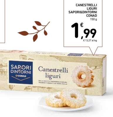 CANESTRELLI LIGURI SAPORI&DINTORNI CONAD 150 g