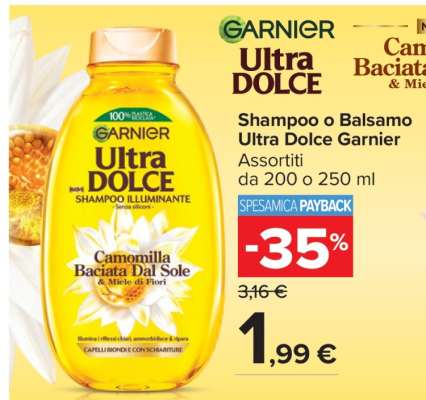 Garnier Ultra Dolce Shampoo o Balsamo
