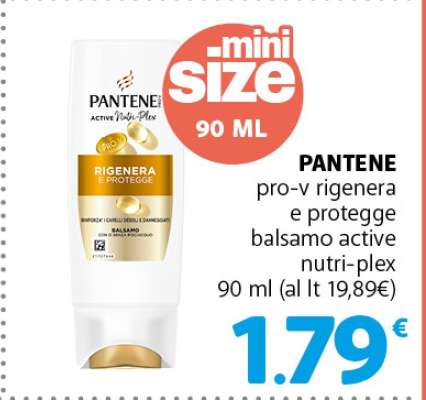 PANTENE pro-v rigenera e protegge balsamo active nutri-plex