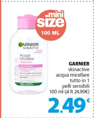GARNIER skinactive acqua micellare tutto in 1 pelli sensibili
