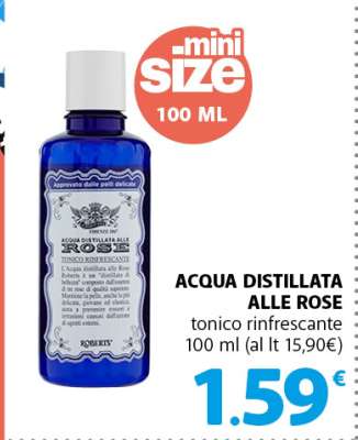 ACQUA DISTILLATA ALLE ROSE