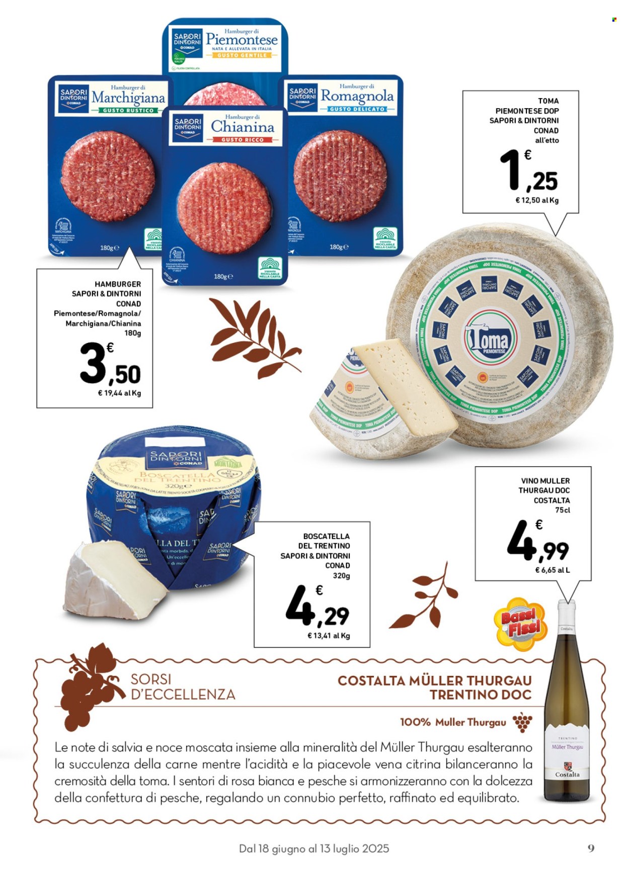 Volantino Conad - 18/6/2025 - 13/7/2025. Pagina 9