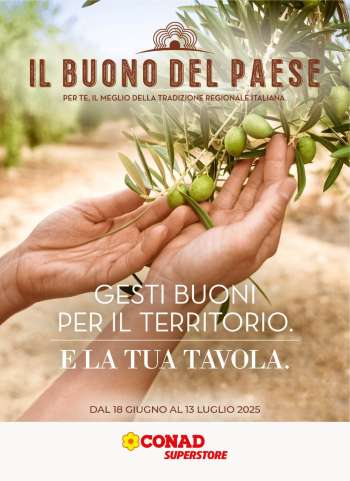 Volantino Conad Superstore - 18/6/2025 - 13/7/2025.