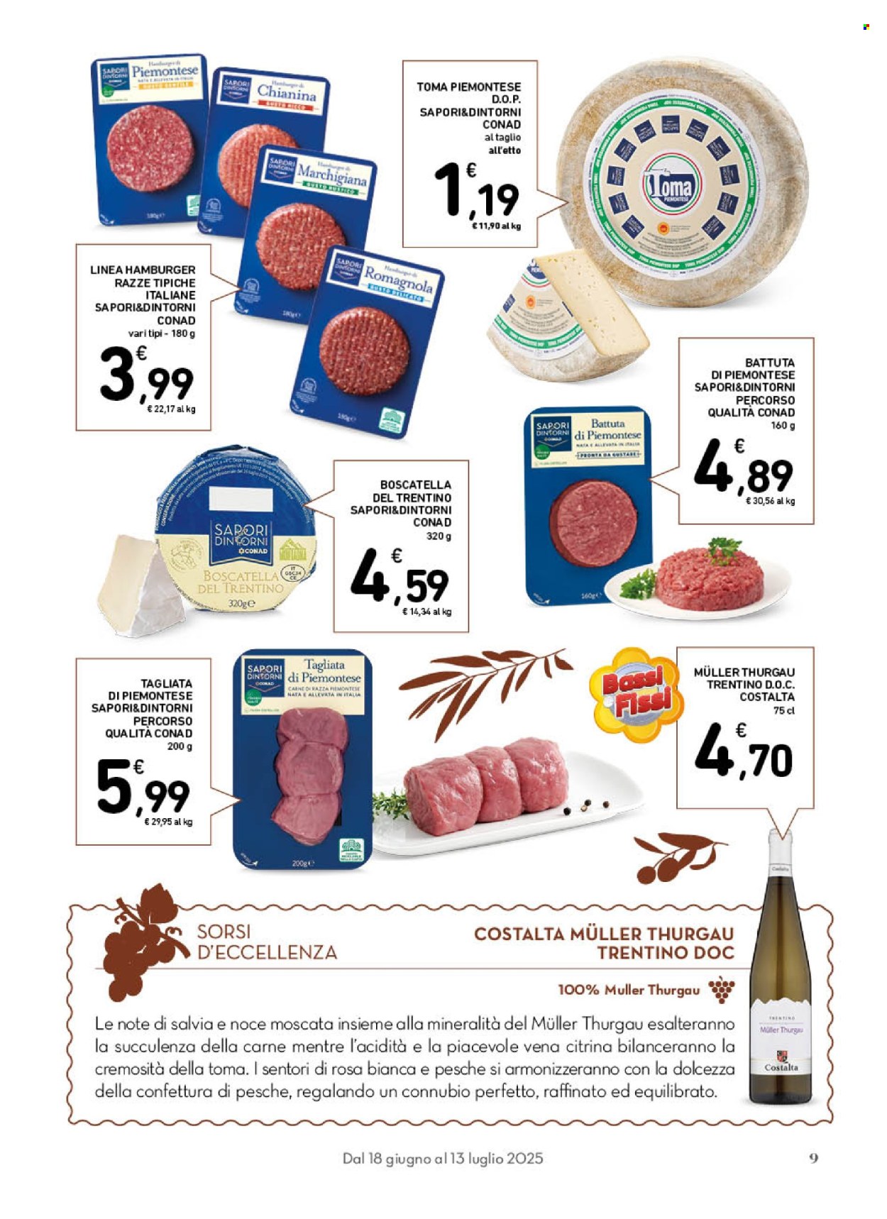 Volantino Conad Superstore - 18/6/2025 - 13/7/2025. Pagina 9
