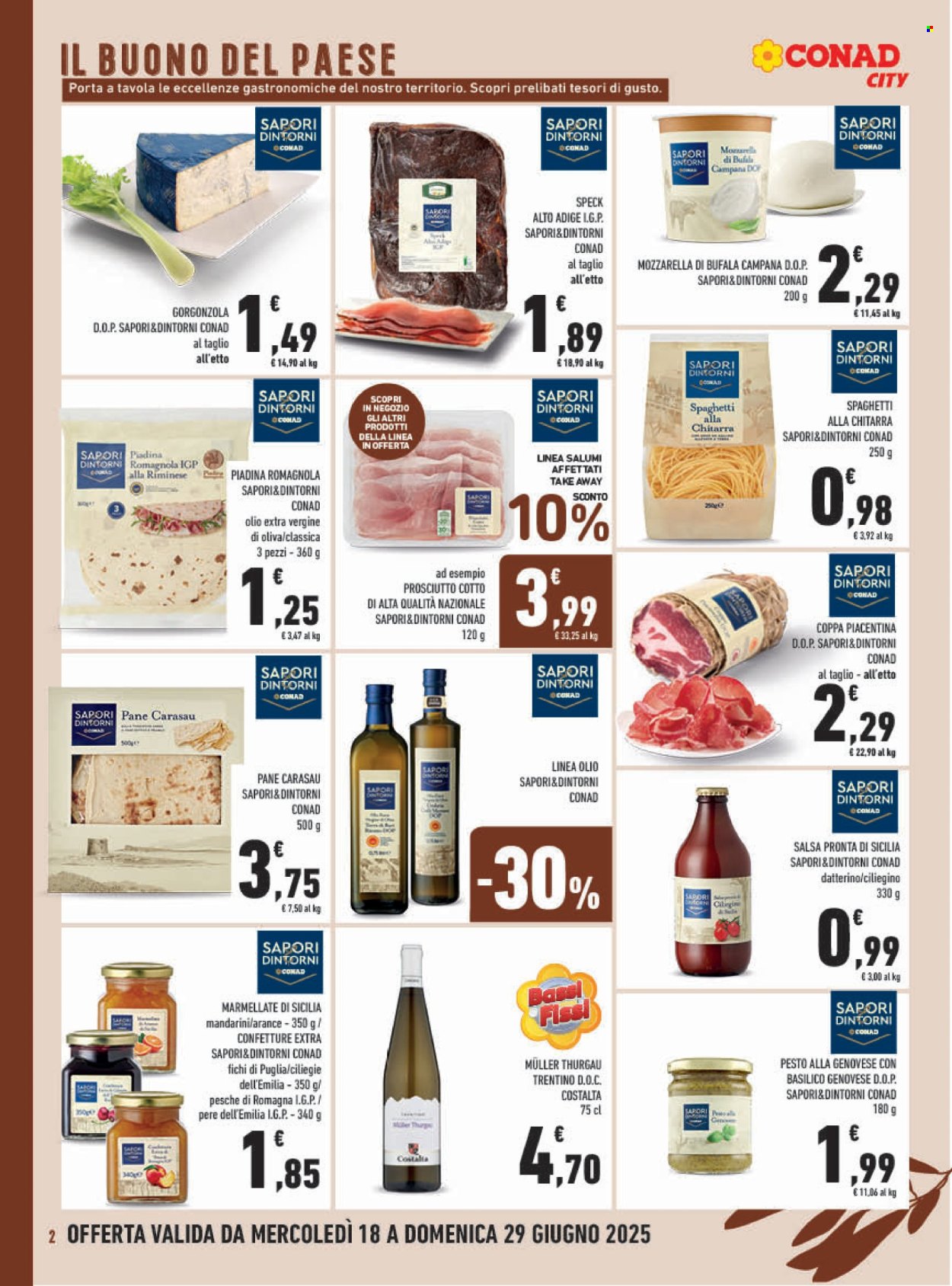 Volantino Conad - 18/6/2025 - 29/6/2025. Pagina 2