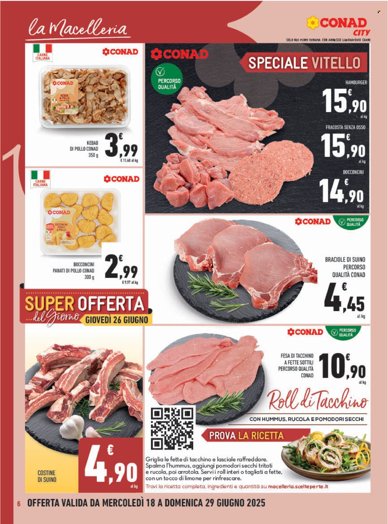 Volantino Conad - 18/6/2025 - 29/6/2025. Pagina 6