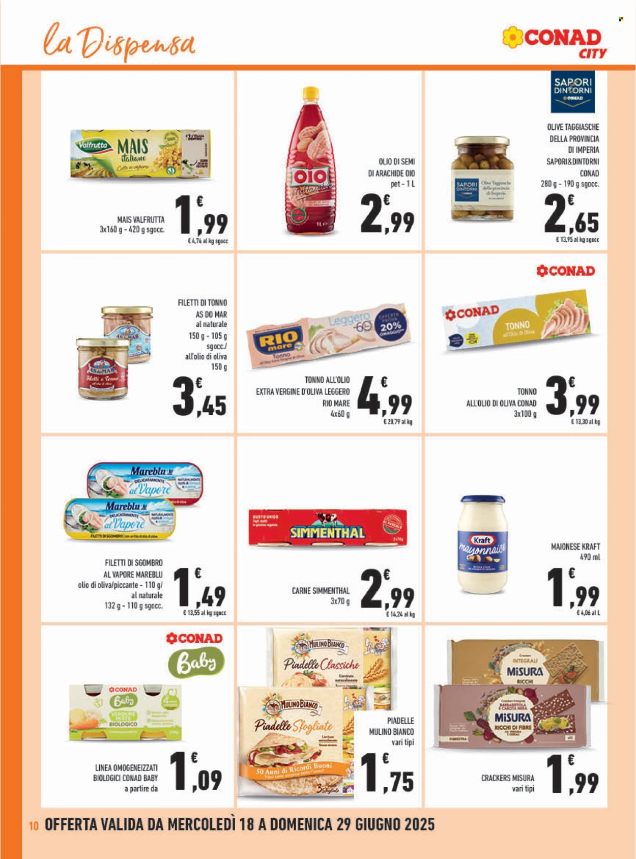 Volantino Conad - 18/6/2025 - 29/6/2025. Pagina 10