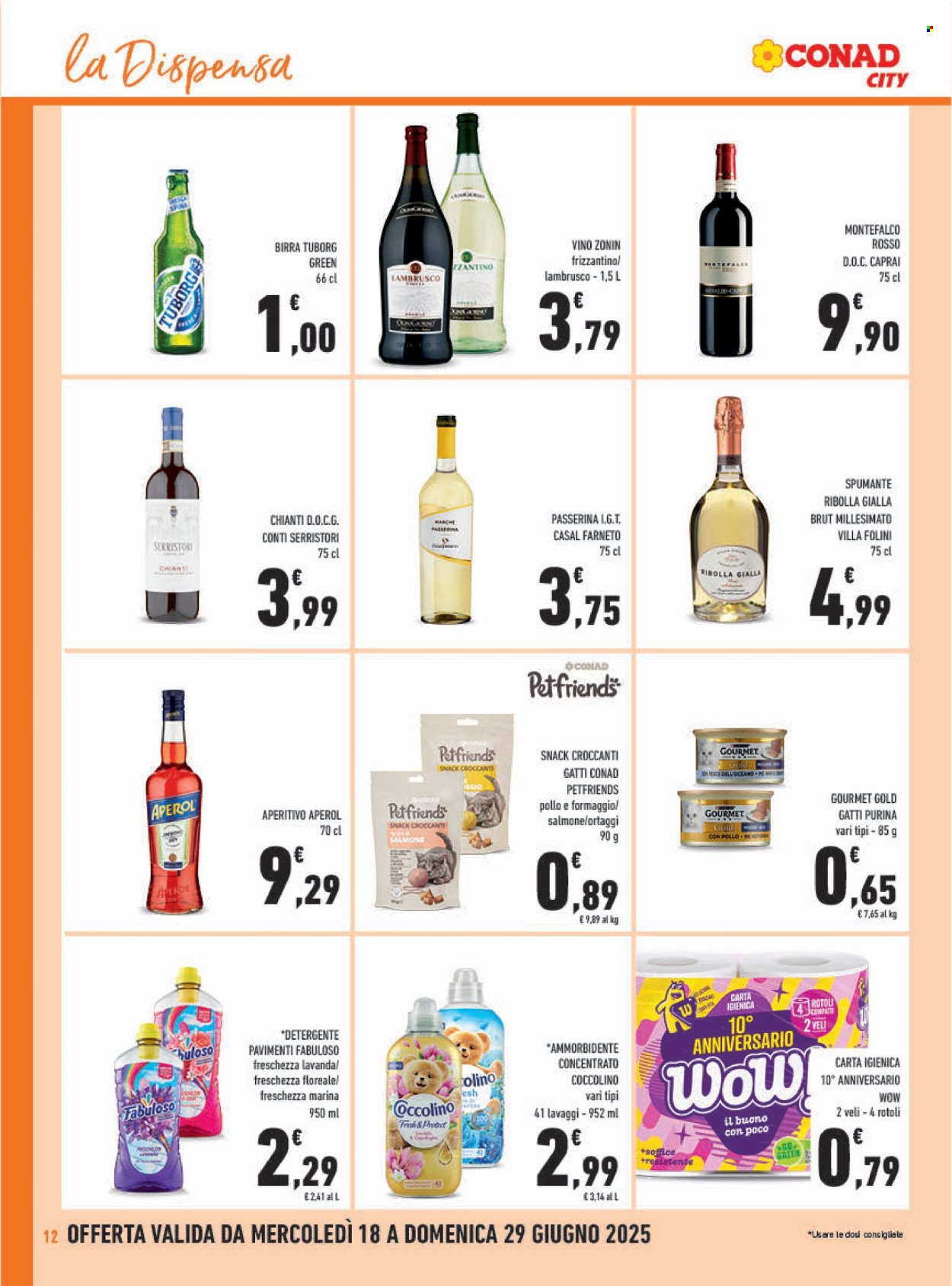 Volantino Conad - 18/6/2025 - 29/6/2025. Pagina 12