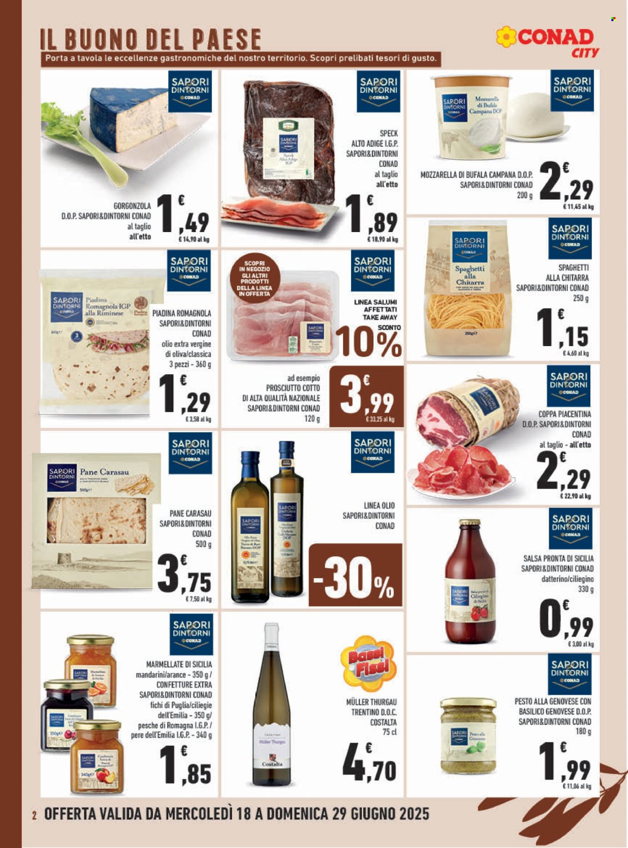 Volantino Conad - 18/6/2025 - 29/6/2025. Pagina 2