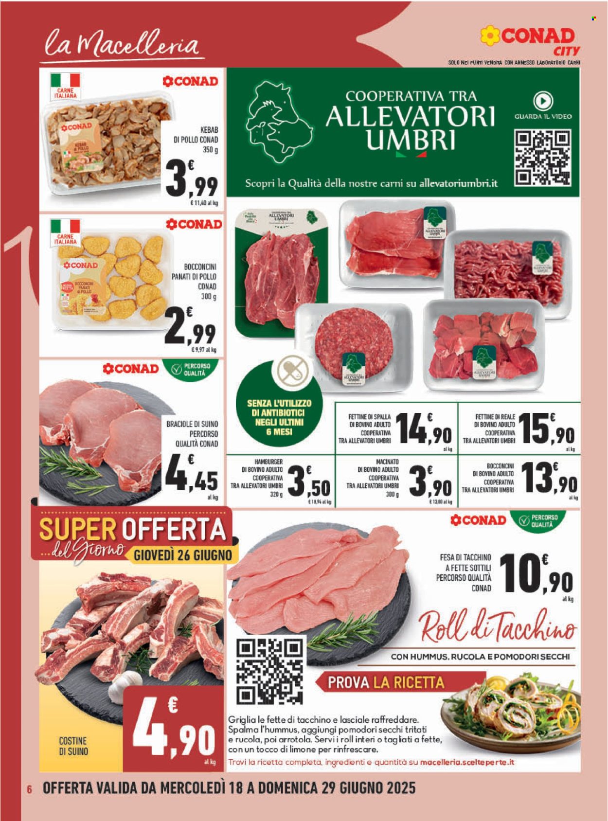 Volantino Conad - 18/6/2025 - 29/6/2025. Pagina 6