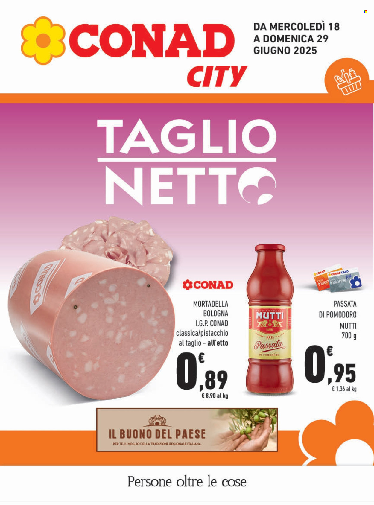 Volantino Conad City - 18/6/2025 - 29/6/2025. Pagina 1
