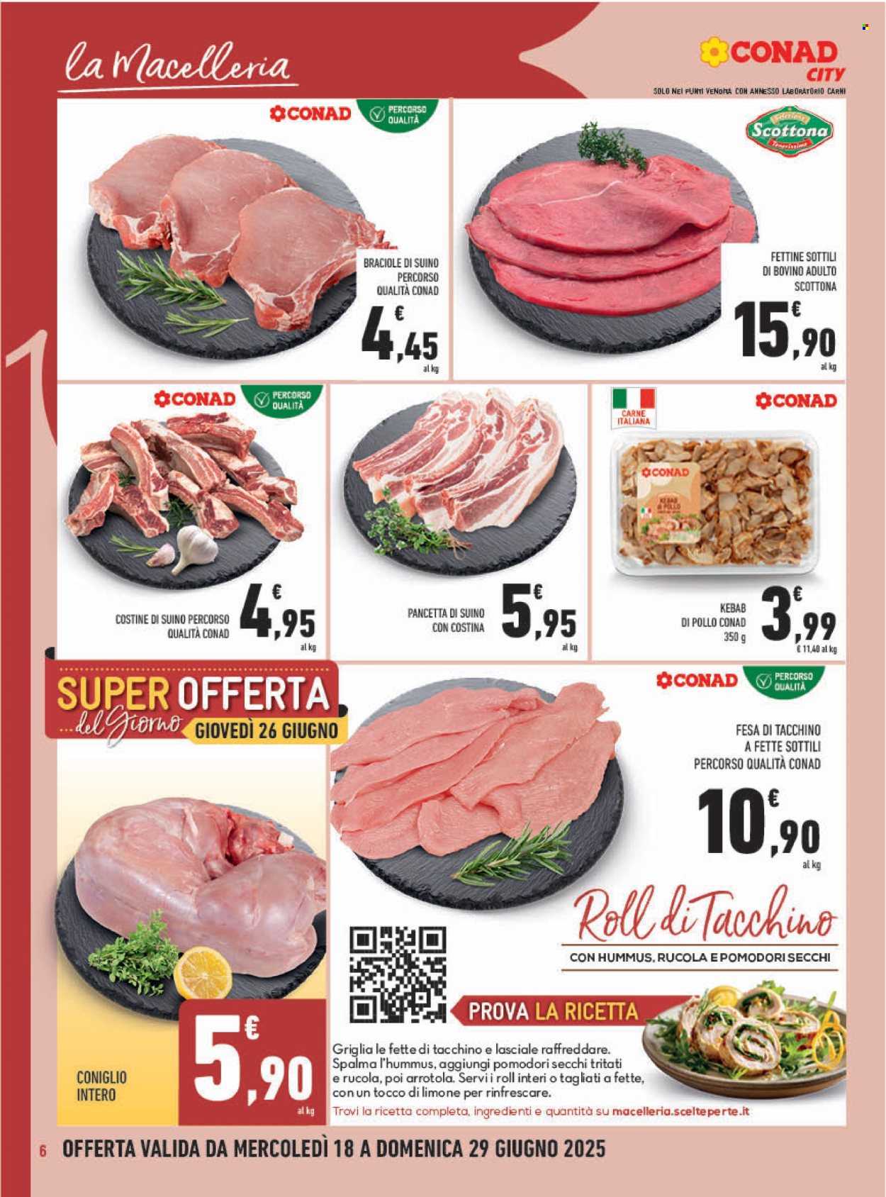 Volantino Conad City - 18/6/2025 - 29/6/2025. Pagina 6