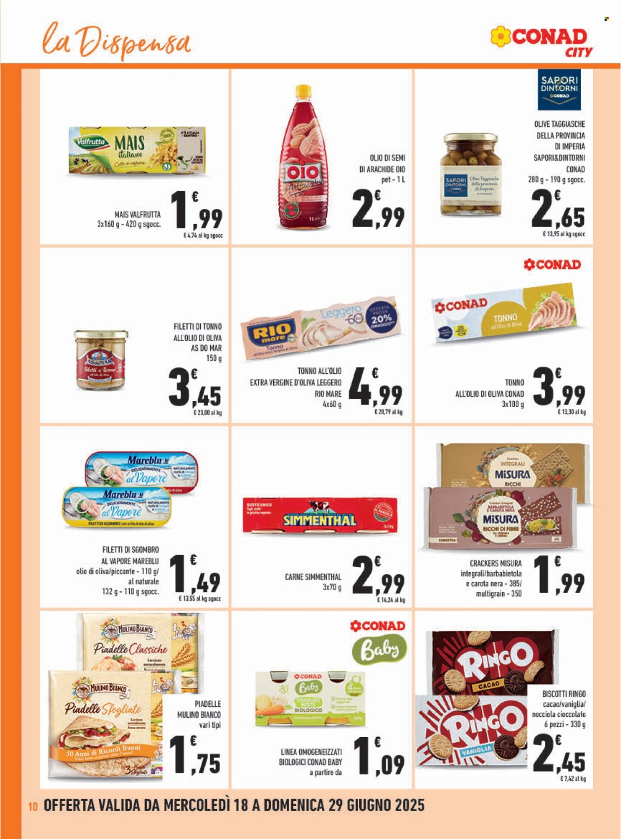Volantino Conad City - 18/6/2025 - 29/6/2025. Pagina 10