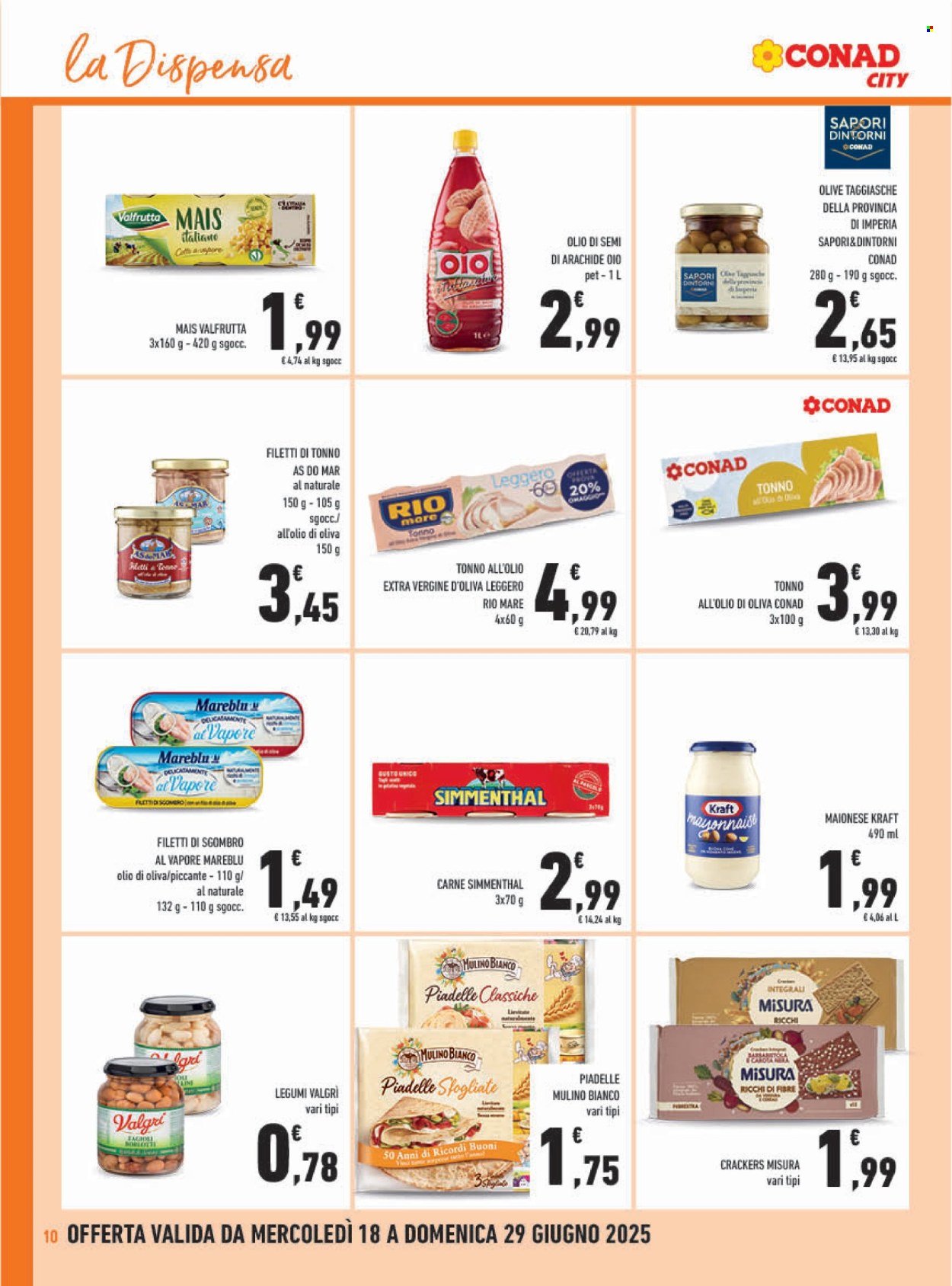 Volantino Conad - 18/6/2025 - 29/6/2025. Pagina 10