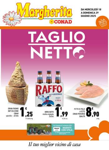 Volantino Margherita Conad - 18/6/2025 - 29/6/2025.