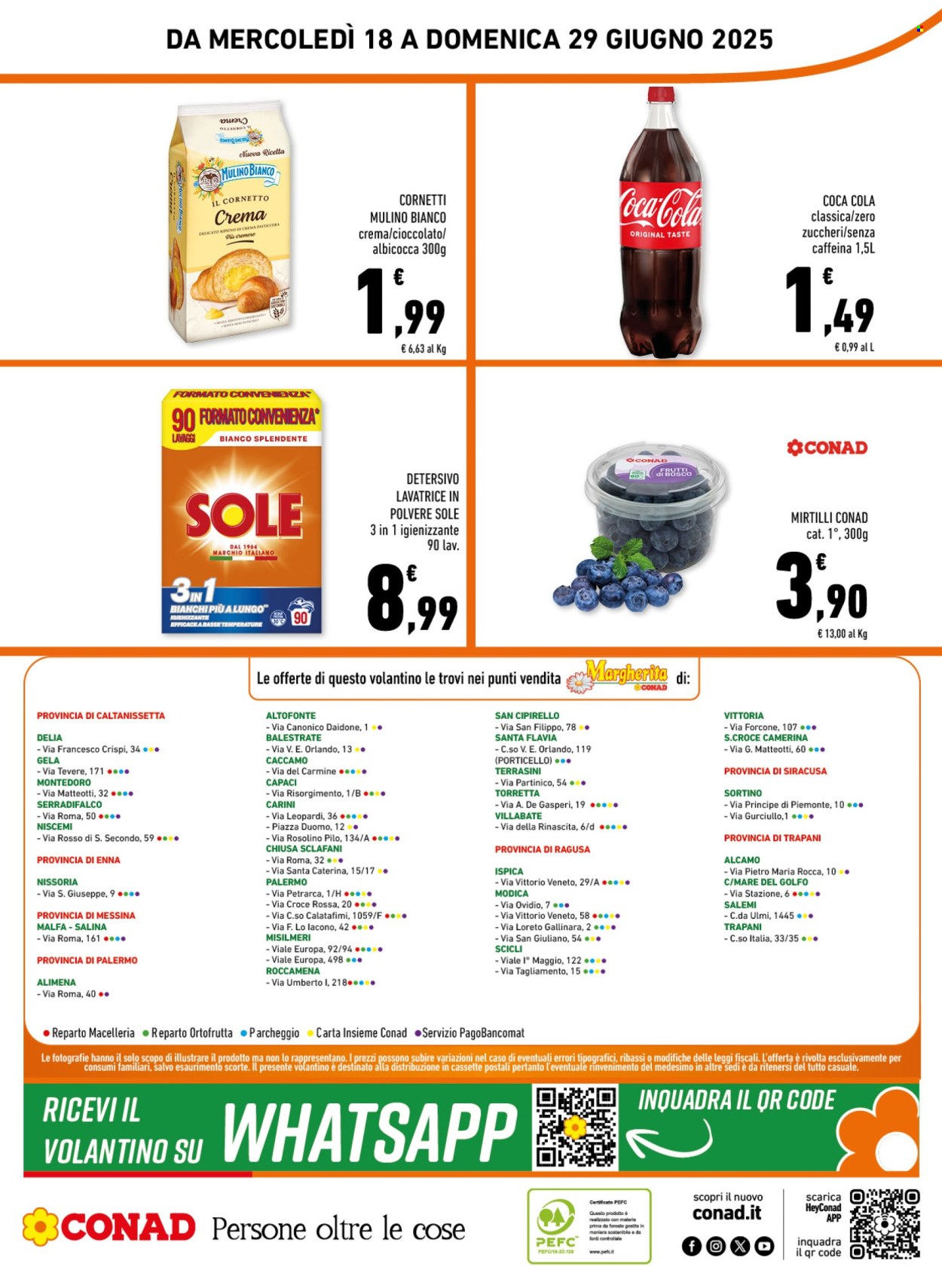 Volantino Margherita Conad - 18/6/2025 - 29/6/2025. Pagina 16