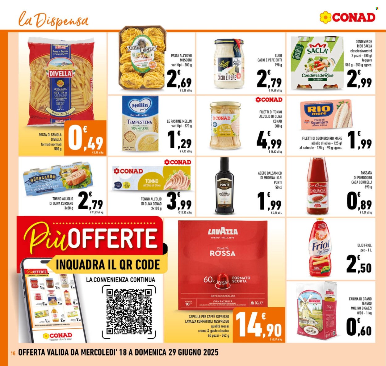 Volantino Conad - 18/6/2025 - 29/6/2025. Pagina 16