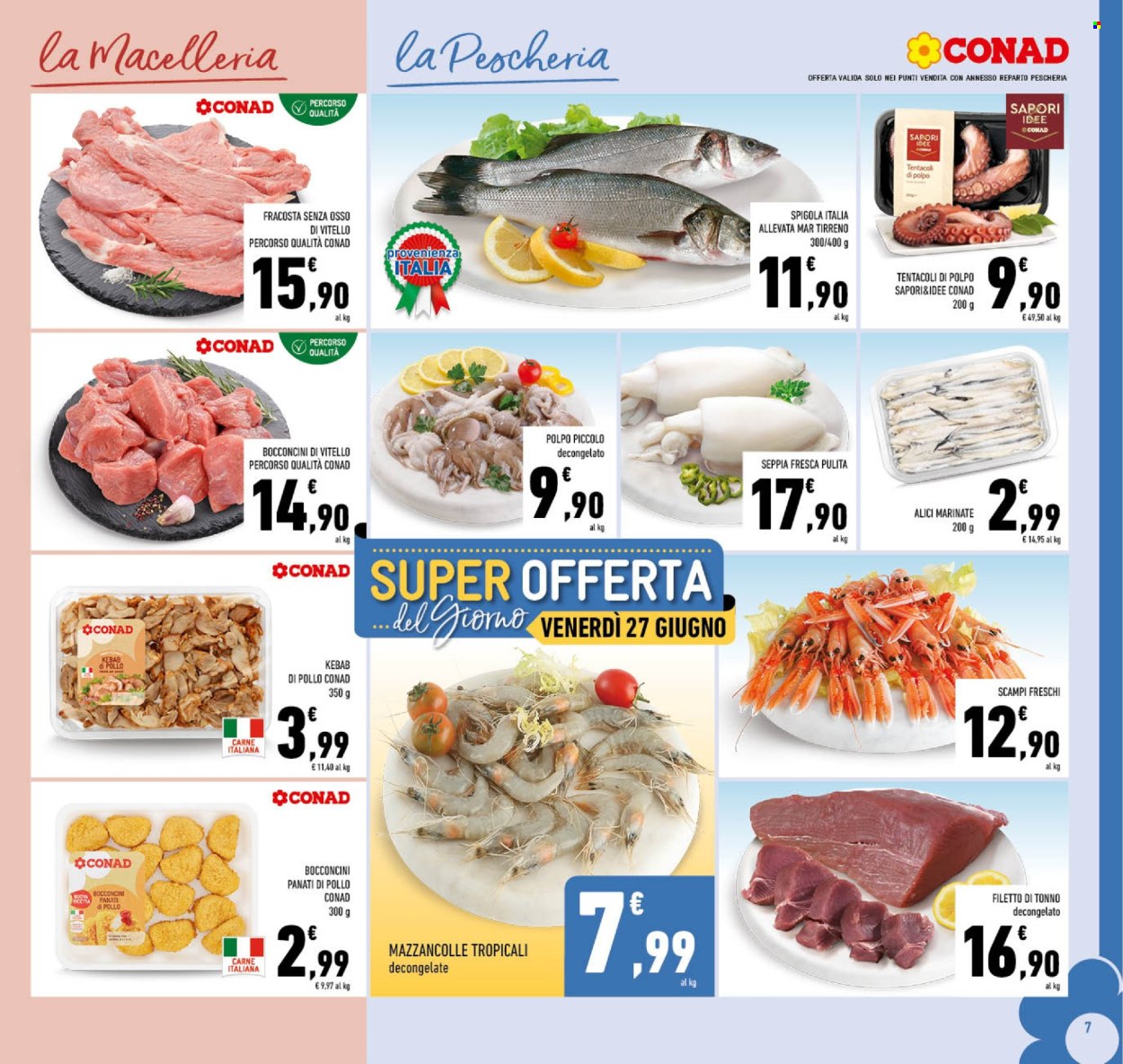 Volantino Conad - 18/6/2025 - 29/6/2025. Pagina 7
