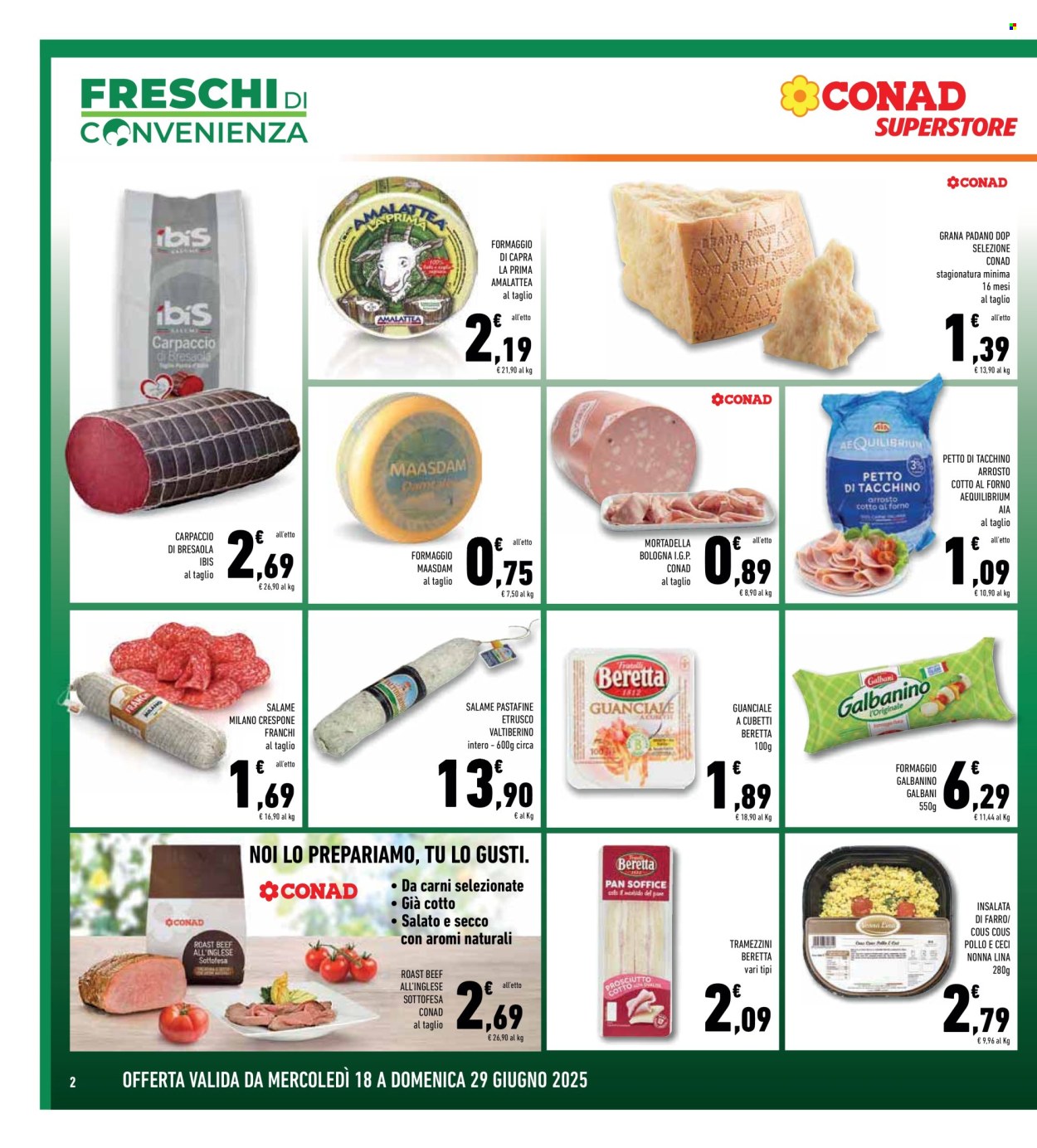 Volantino Conad Superstore - 18/6/2025 - 29/6/2025. Pagina 2