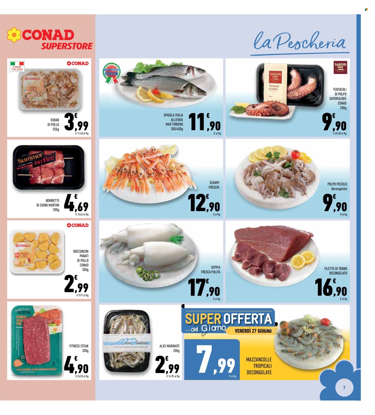 Volantino Conad Superstore - 18/6/2025 - 29/6/2025. Pagina 7