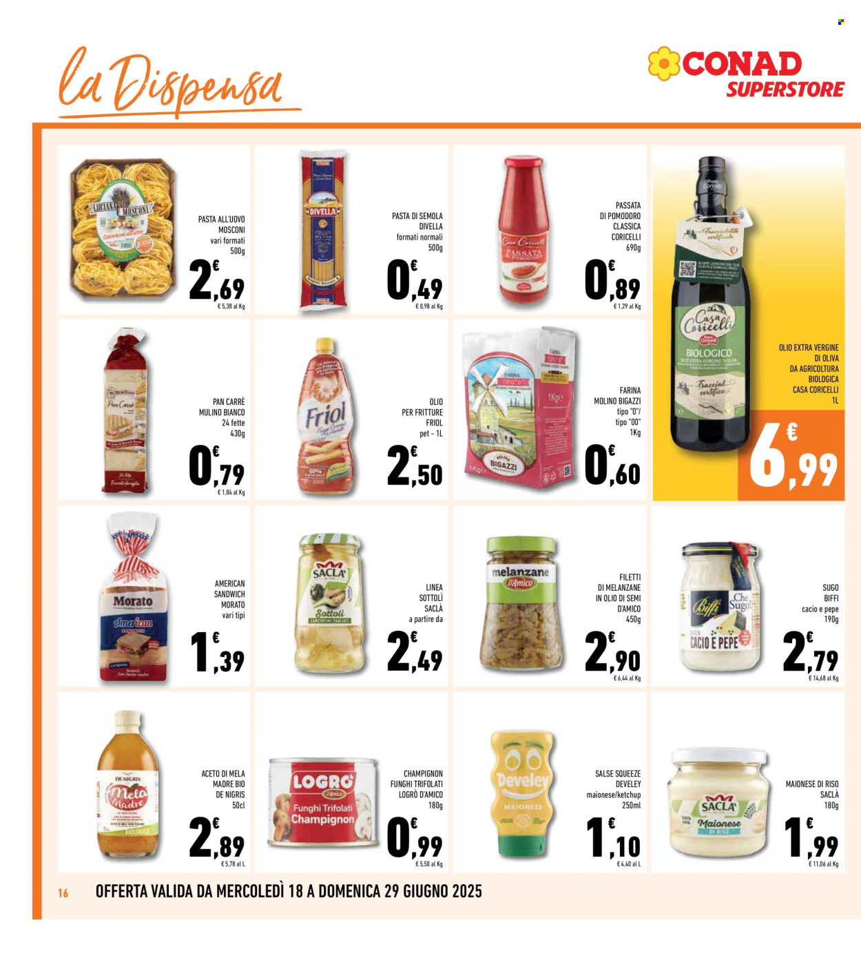 Volantino Conad Superstore - 18/6/2025 - 29/6/2025. Pagina 16