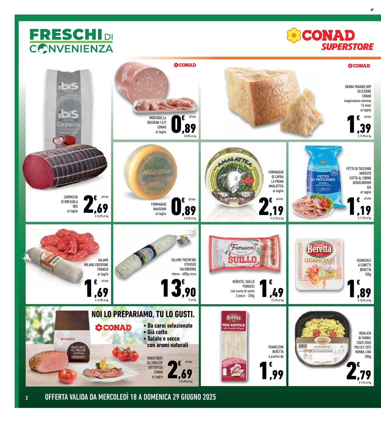 Volantino Conad Superstore - 18/6/2025 - 29/6/2025. Pagina 2